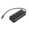 iggual Hub tipo C x 4 puertos USB 3.1 4BUTTONS