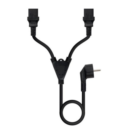 Nanocable Cable aliment. CEE7-M a 2xC13-H 3 m