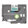 Brother Cinta Laminada Negro/Verde 12 mm