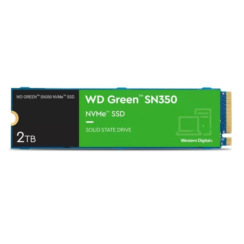 WD Green SN350 WDS200T3G0C SSD 2TB PCIe NVMe 3.0 WD Green SN350 WDS200T3G0C SSD 2TB PCIe NVMe 3.0