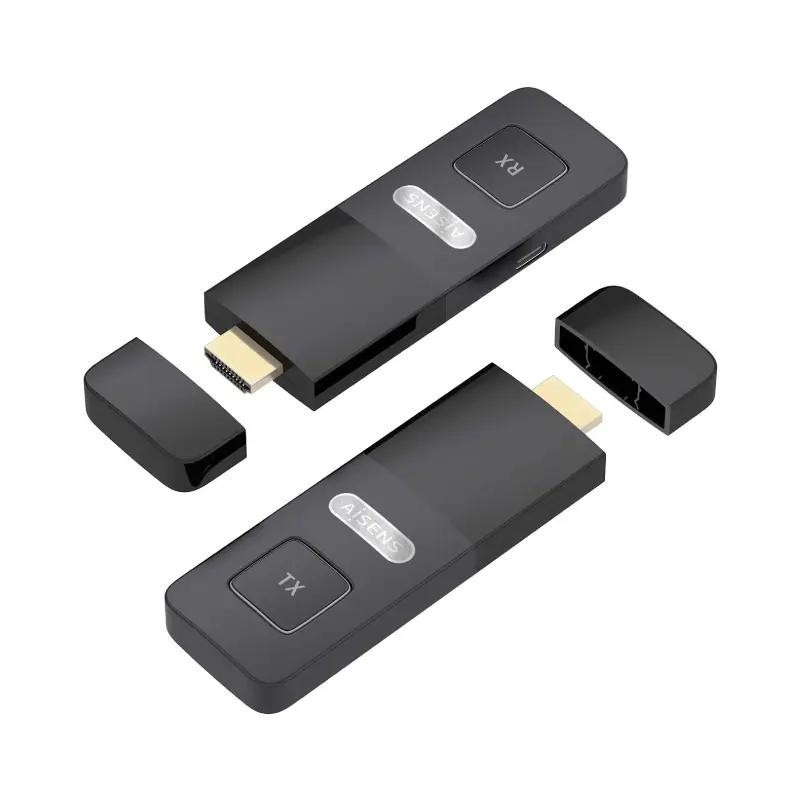 Aisens Adaptador HDMI Inalám 1080P 30 metros Negro