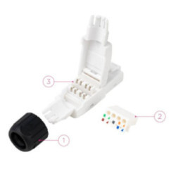 Nanocable Conector RJ45 Auto Crimpable 10 uds