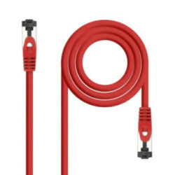 Nanocable Cable red Cat. 8.1 2GHZ SSTP Rojo 0,25m