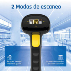 iggual Lector código barras 1D Bluetooth WiFi 2.4G