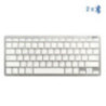 iggual Teclado Bluetooth Slim TKL-BT plata 2 canal