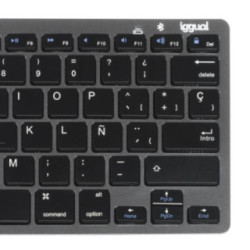iggual Teclado Bluetooth Slim TKL-BT negro 2 canal