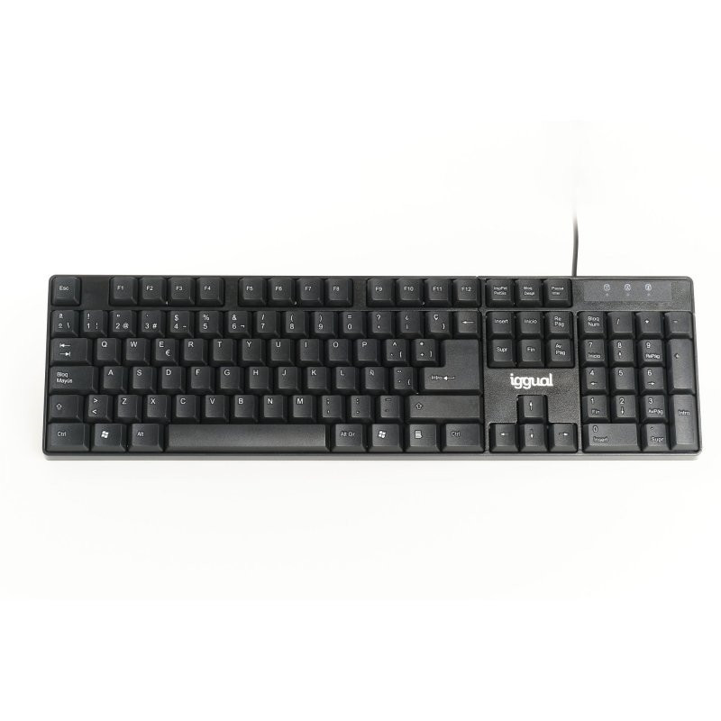 iggual Teclado USB estándar CK-FRAMELESS-105T