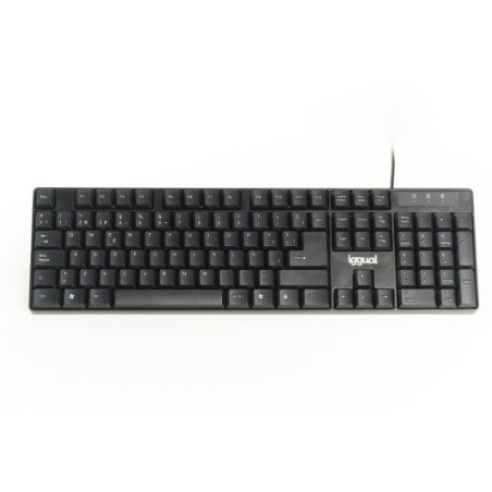 iggual Teclado USB estándar CK-FRAMELESS-105T