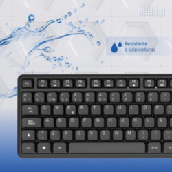 iggual Teclado USB estándar CK-SILENT-105T negro