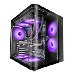 MARS GAMING Semitorre ATX MCCURV negra