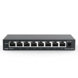 Reyee Unmanaged Switch 8xGb RJ45 Steel Case
