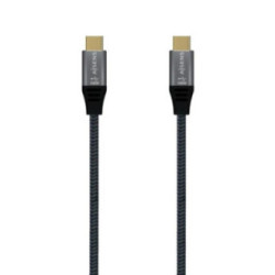 Aisens Cable USB3.2 Gen2X2 5A E-Mark CM-CM Gris 2M