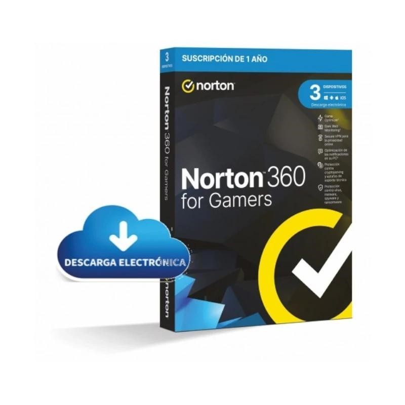 NORTON 360 FOR GAMERS 50GB ES 1U 3L/1A ESD NORTON 360 FOR GAMERS 50GB ES 1U 3L/1A ESD
