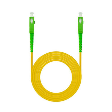 Nanocable Cable fibra SC/APC LSZH Amarillo 5m