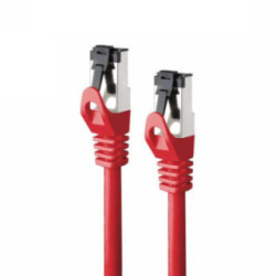 Nanocable Cable red Cat. 8.1 2GHZ SSTP Rojo 0,30m
