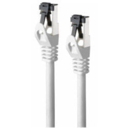 Nanocable Cable red Cat. 8.1 2GHZ SSTP Blanco 1m
