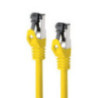 Nanocable Cable red Cat. 8.1 2GHZ SSTP Amarillo 1m