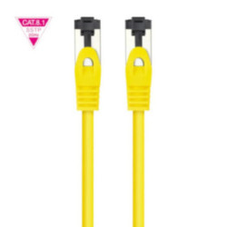 Nanocable Cable red Cat. 8.1 2GHZ SSTP Amarillo 1m