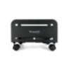 TooQ Soporte para CPU de SUELO con ruedas negro