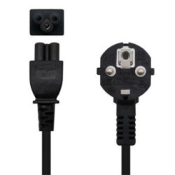 Nanocable Cable Alim. trébol, CEE7 -M-C5-H, 3 m