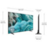 SAMSUNG TV 85" TQ85Q7F UHD QLED SMARTTV IA HDR10+