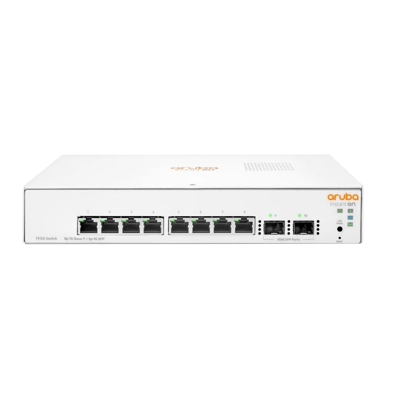 HPE NW IOn 1930 8xGbE 2xSFP Switch 1U