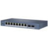 Hikvision DS-3E1510P-EI/M (B) Switch 8xGb PoE 2xGb