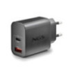 NGS CARGADOR GAN ULTRARAPIDO 30W USB-C+ USB-A