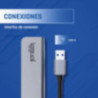 iggual Hub USB-A 3.0 x 4 puertos USB-A 3.0