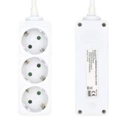 Ewent Ew3958 Regleta 3 tomas Blanco