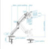 Tooq DB4032TNR-G  Soporte mesa monitor/tv 17-32"