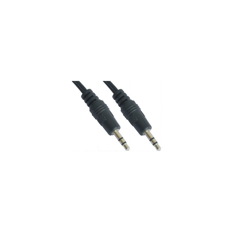 Nanocable Cable Audio, Jack 3.5/M-M, negro, 5 M
