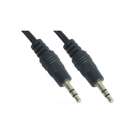 Nanocable Cable Audio, Jack 3.5/M-M, negro, 5 M