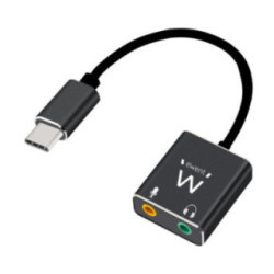 Ewent Cable adaptador de audio USB tipo C/ Jack