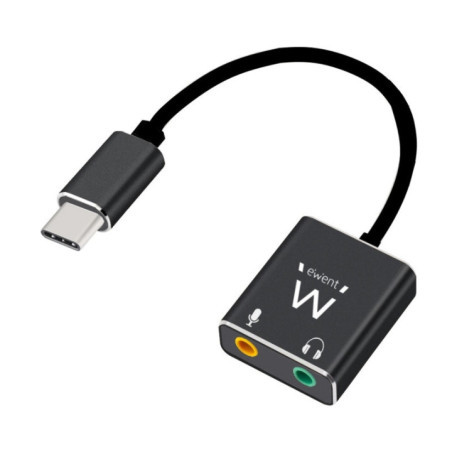 Ewent Cable adaptador de audio USB tipo C/ Jack