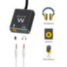 Ewent Cable adaptador de audio USB tipo C/ Jack
