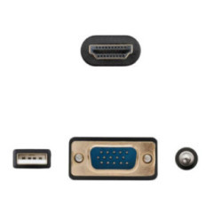 Nanocable Conversor VGA+Audio a HDMI M-M 1,8 m