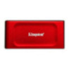 Kingston XS1000 eSSD 2Tb USB 3.2 tipo-C Rojo