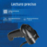 iggual Lector código barras 2D USB gatillo soporte