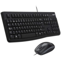 Logitech MK120 Teclado + Ratón óptico 1000dpi USB