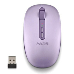 NGS Ratón Inalámbric 2.4GHZ Dual BT FOGDUAL PURPLE