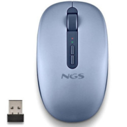 NGS Ratón Inalámbrico 2.4GHZ Dual BT FOGDUAL BLUE