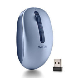 NGS Ratón Inalámbrico 2.4GHZ Dual BT FOGDUAL BLUE