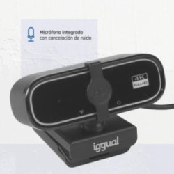 iggual Webcam USB 4K UHD WC3840 Business Pro View