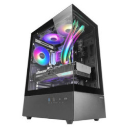 MARS GAMING Caja ATX Ventis FRGB Silence Negro