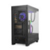 NOX Semitorre HUMMER ETHER Cristal Curvo Negro