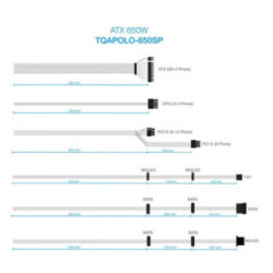 Tooq Fuente Alimentación TQAPOLO-650SP 650W