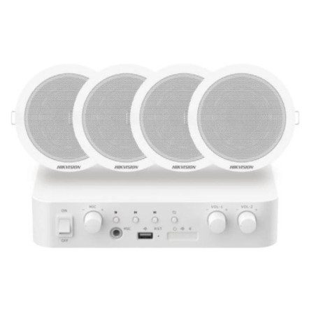 Hikvision DS-QAE1KA80206-4 Kit 1xAmpl 4xAlta Techo