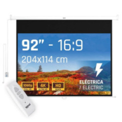 iggual Pantalla eléctrica 16:9 92" 203x114 cm