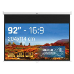 iggual Pantalla manual 16:9 92" 203x114 cm